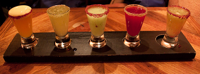 La Cava del Tequila Margarita Flight