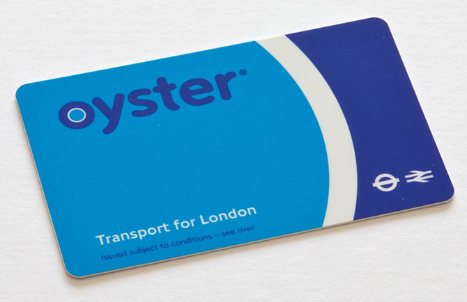 This is what a regular London Oystercard looks like. They do sometimes have 'Limited Edition' themed ones too