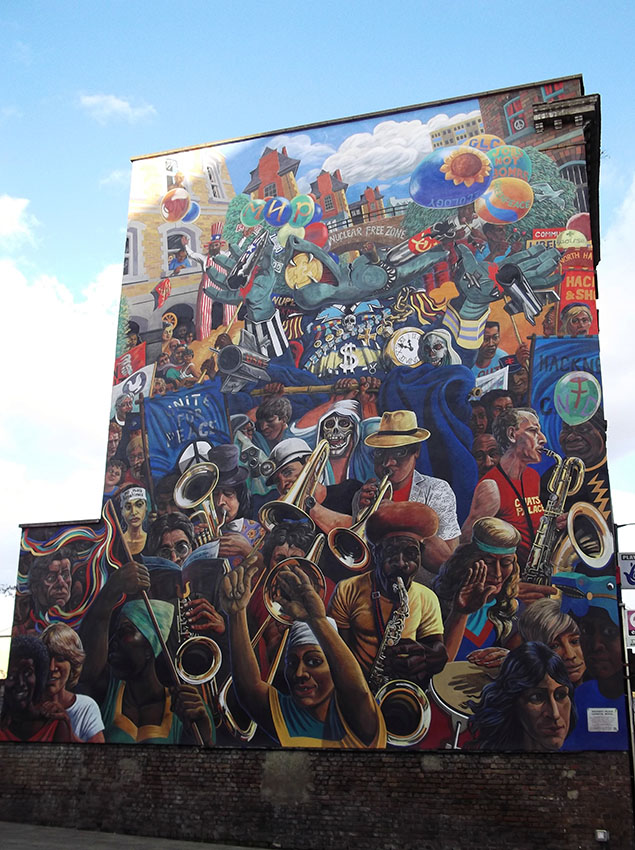 Dalston Peace Mural