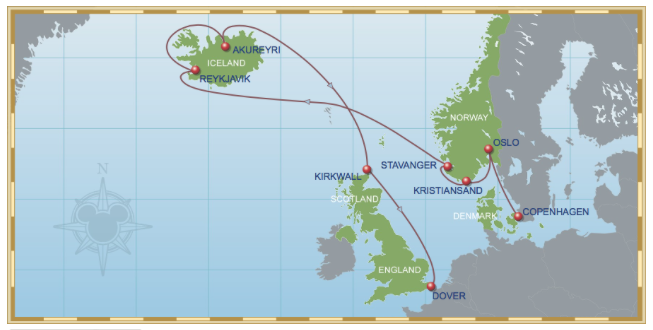 Cruising to Norway and Iceland with Disney Cruise Line. OnePennyTourist.com