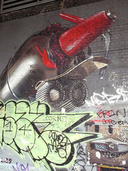 Street Art in London Clink Street