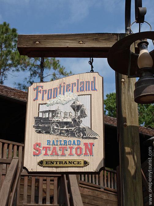 Magic Kingdom train transport in Walt Disney World