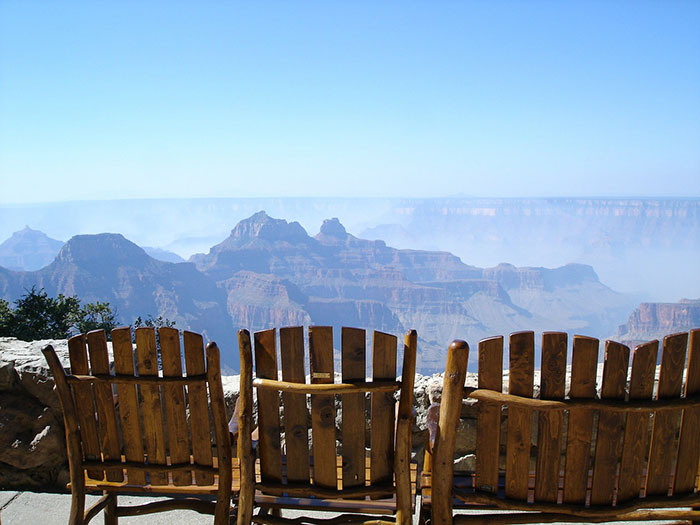 A never ending view over the Grand Canyon