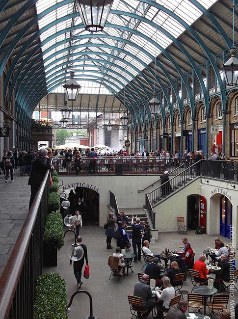 Inside the main Covent Garden Building in London