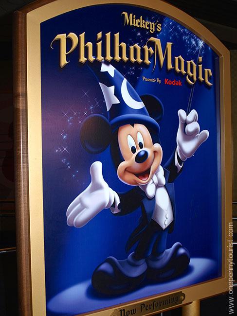 Mickey's Philharmagic Posters as you enter the show (Magic Kingdom, Walt Disney World)