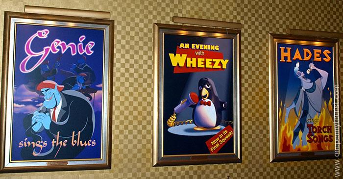 Mickey's Philharmagic Posters as you enter the show (Magic Kingdom, Walt Disney World)