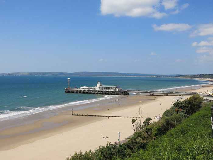 Bournemouth Beach and Pier, Dorset. One of my UK Seaside Bucket List picks for 2016. OnePennyTourist.com